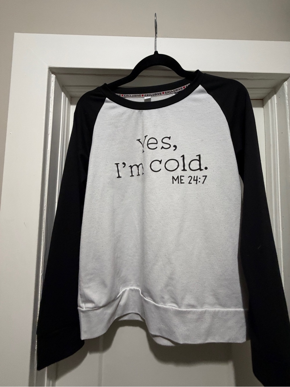 Yes I’m Cold Long Sleeve Top